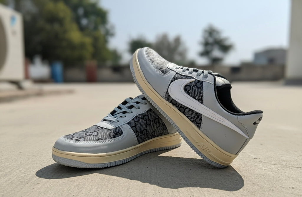 UrbanLuxe Grey Casual Sneakers