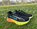 NitroRush Black Neon Running Sneakers