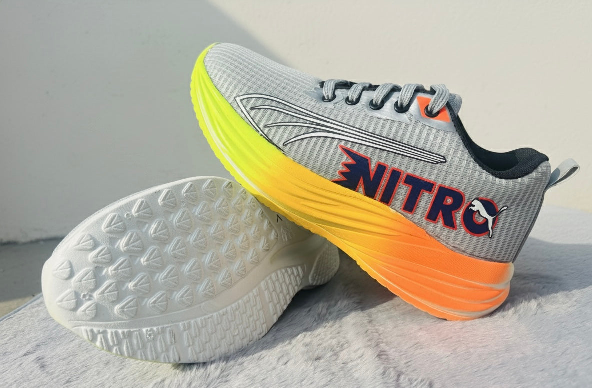 NitroRush Neon Running Sneakers