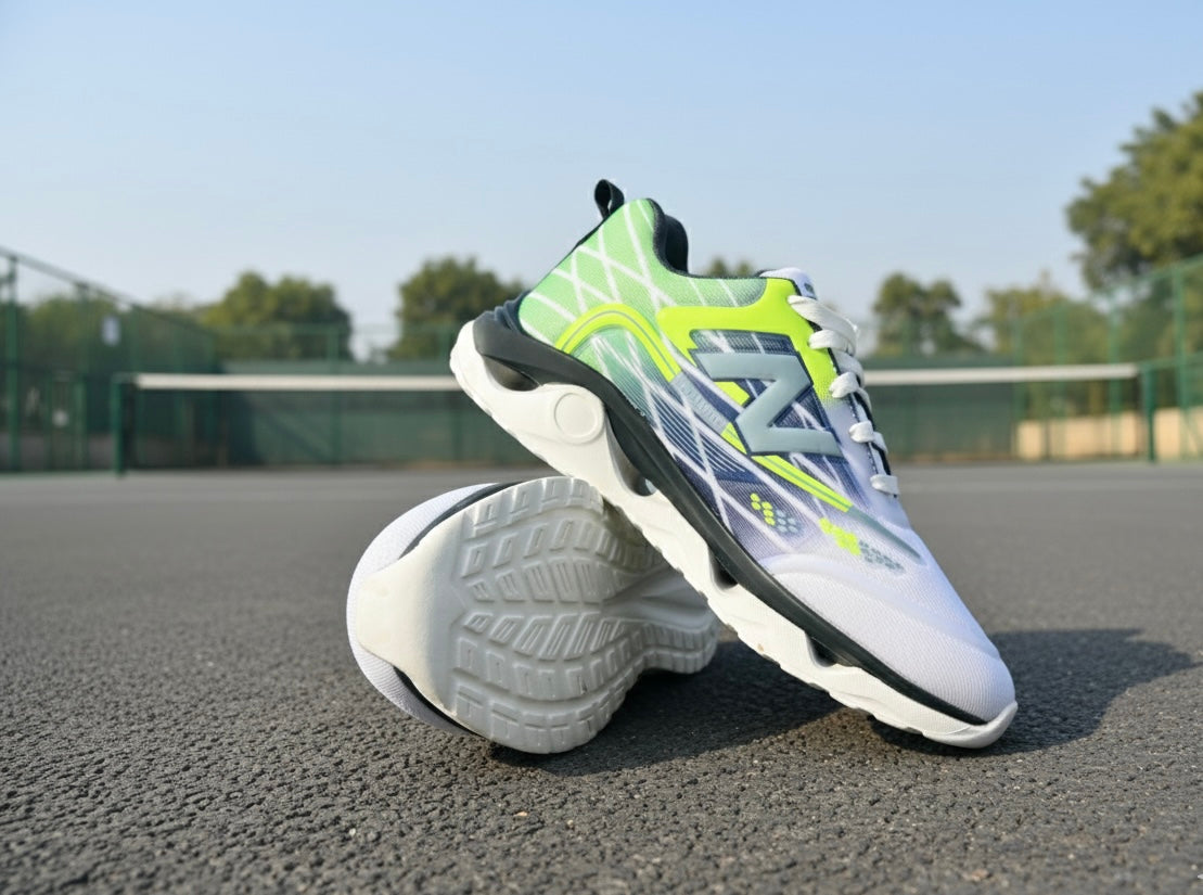 AeroGlow White Sports Sneakers