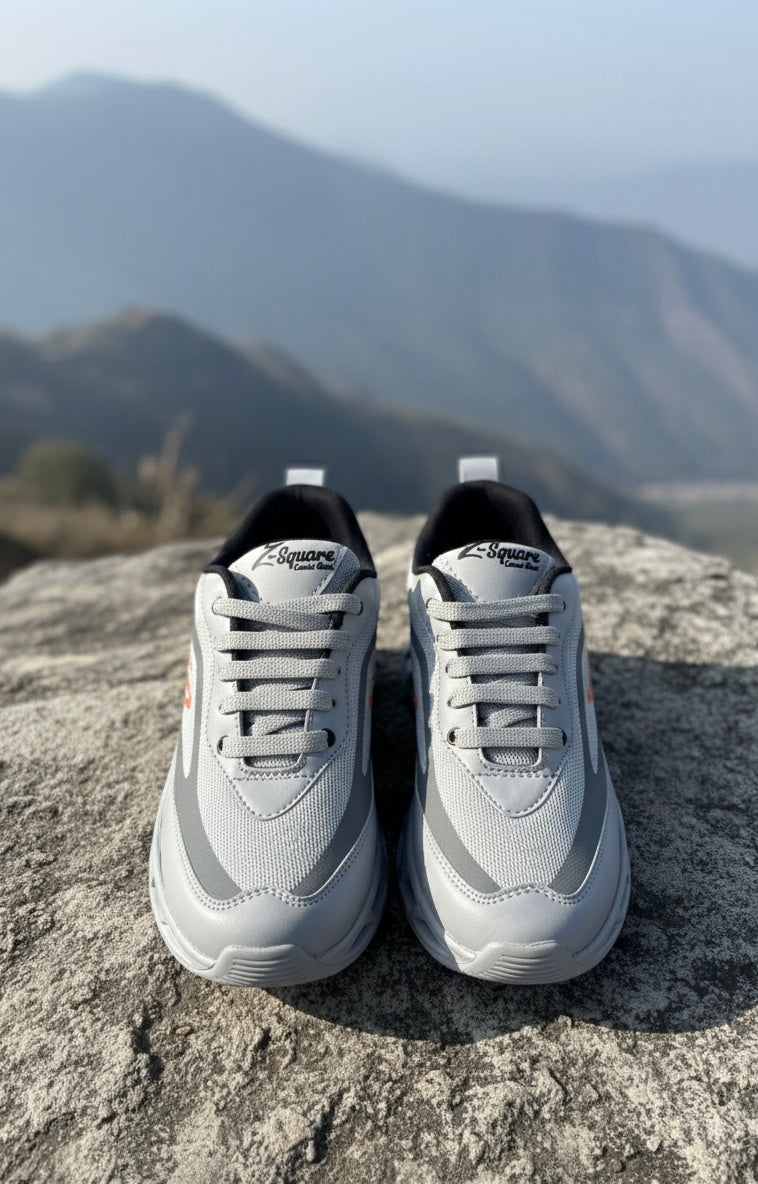 TrailNova Grey Sports Sneakers